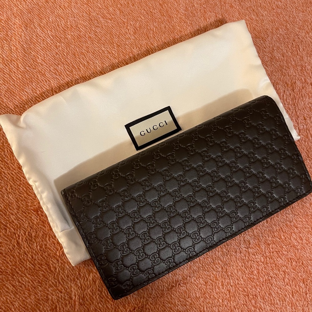 Gucci Brown Long Mens Wallet